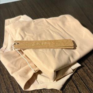 Beige Silk women’s underwear